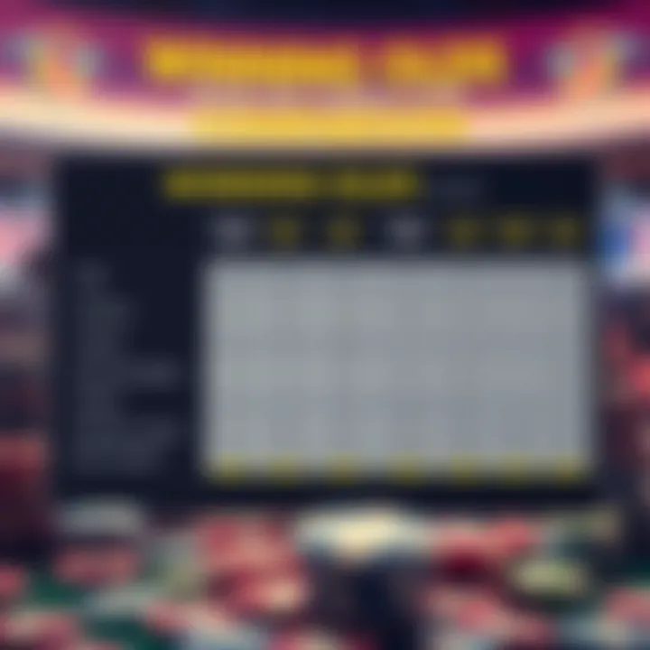 An insightful chart comparing winning odds across different lottery types