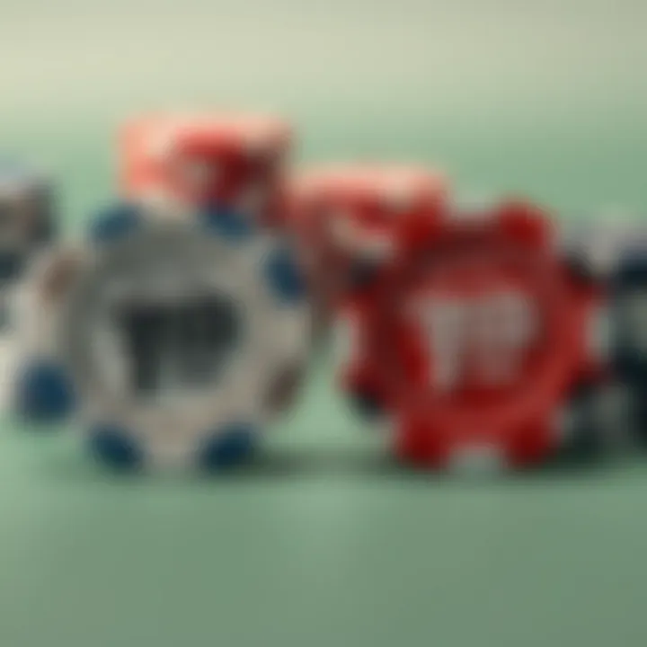 Traditional vs. 3D Printed Poker Chips A comparison of traditional and 3D printed poker chips side by side