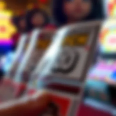 A close-up view of a winning scratch ticket showcasing excitement
