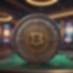 Digital landscape of crypto casinos showcasing various games and platforms