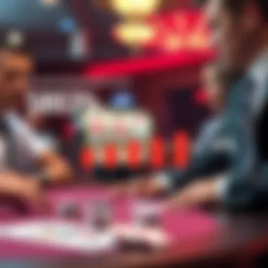 An infographic depicting player engagement statistics in mobile gambling