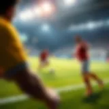 A dynamic virtual football match display