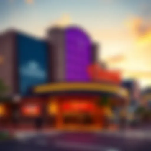 Exterior view of the new casino in Richmond, VA