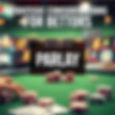 Infographic on strategic considerations for parlay bettors