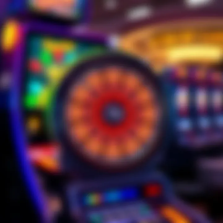 An overview of the Quick Hit Super Wheel game interface showcasing vibrant graphics.