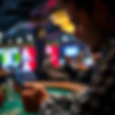 A person using a smartphone to follow betting tips