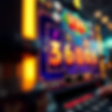 Illustration of free spins bonus on a digital screen