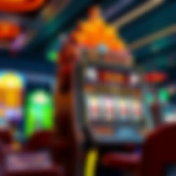 Luxurious VIP slot machine with vibrant graphics