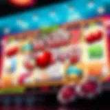 An abstract representation of the Wild Cherry slot game interface