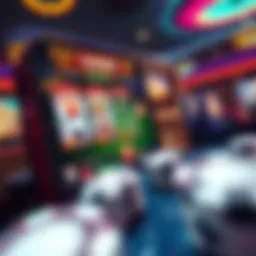 A vibrant illustration of a popular Facebook casino game interface showcasing engaging graphics and gameplay elements.