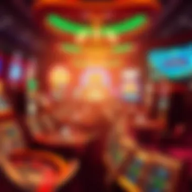 Diverse selection of casino games