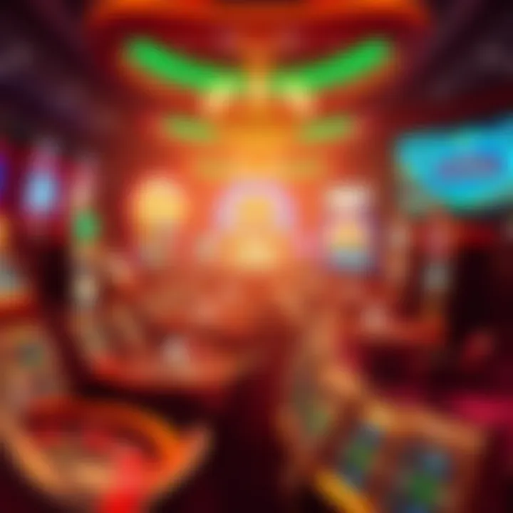 Diverse selection of casino games