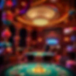 Luxurious interior of Grand Win Casino