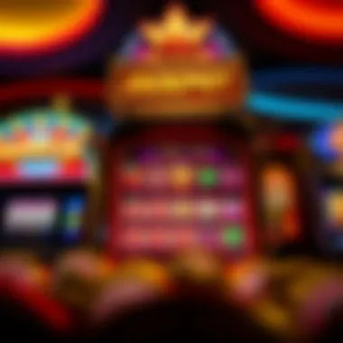 Jackpot Payout Highlights A close-up view of the jackpot's payout screen showcasing high winnings