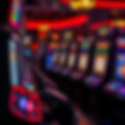 Vibrant slot machines at Heart Casino