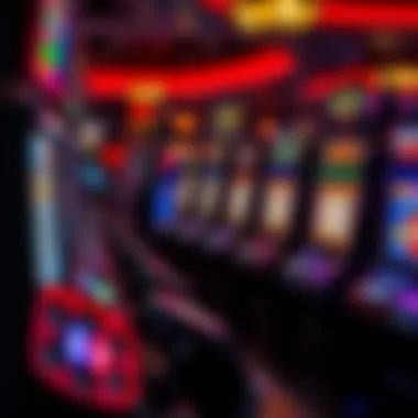 Vibrant slot machines at Heart Casino