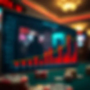 A graph showcasing historical Powerball jackpot growth