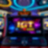 Vibrant display of IGT slot game interface