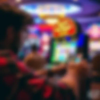 Player enjoying IGT free slots on a device