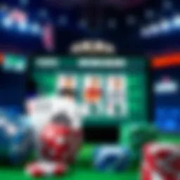 Visual representation of the March Madness Squares app interface showcasing user engagement