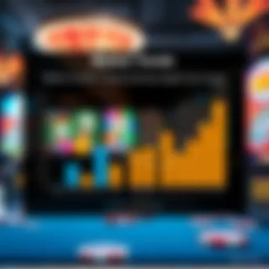 Chart illustrating market trends in mobile gaming industry