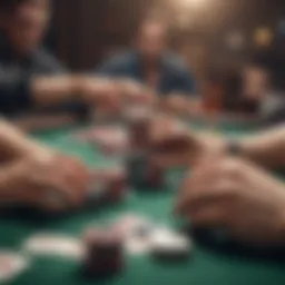 Strategic gameplay in an online poker room