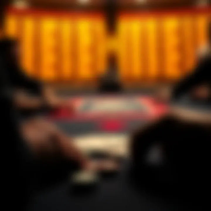 Visual representation of blackjack strategies and tactics