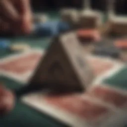 Historical representation of the card game spades