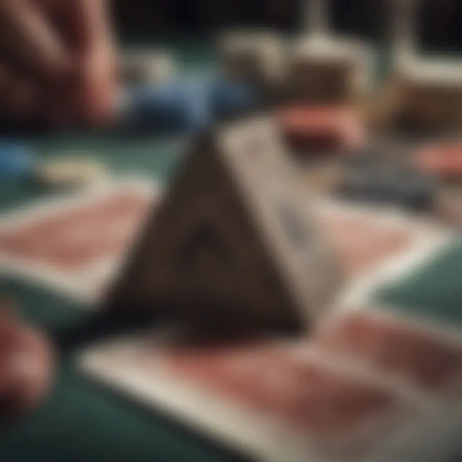 Historical representation of the card game spades