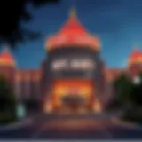 Exterior view of Mt. Airy Casino showcasing its architectural design