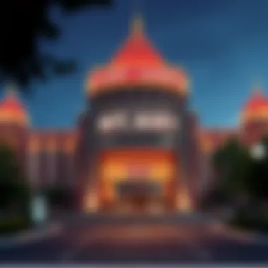 Architectural Design of Mt. Airy Casino Exterior view of Mt. Airy Casino showcasing its architectural design