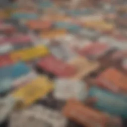 An assortment of Pennsylvania scratch-off lottery tickets.