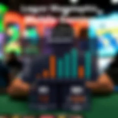 Infographic showcasing player demographics in mobile gaming