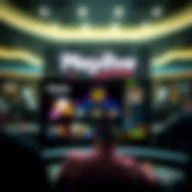 User interface of Playlive Casino highlighting its design