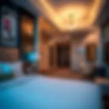 Luxurious guest room at Radisson Hotel