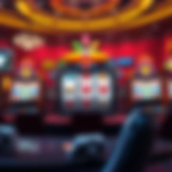 An engaging gameplay scene showcasing multiple winning combinations.