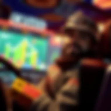 Illustration of rewards points accumulating during travel