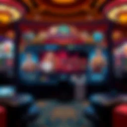 Overview of Sahara Casino Online's interface showcasing its unique design and features