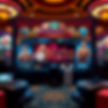 Overview of Sahara Casino Online's interface showcasing its unique design and features