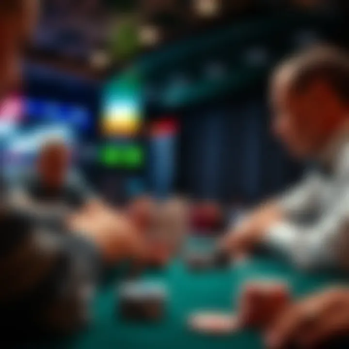 A visual representation of the fusion between poker and sports betting.