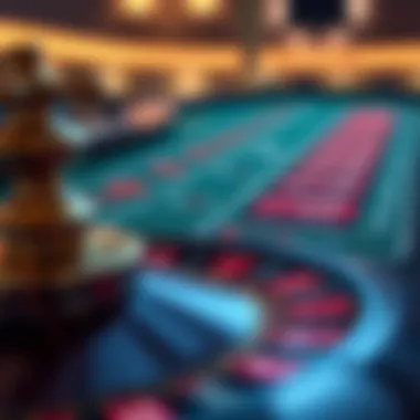 Graph depicting statistical probabilities in roulette betting