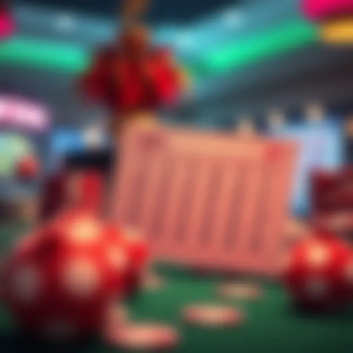 Graphical representation of lottery odds and probabilities