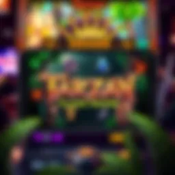 A vibrant depiction of the Tarzan Grand Slot Machine interface showcasing exciting graphics and gameplay.