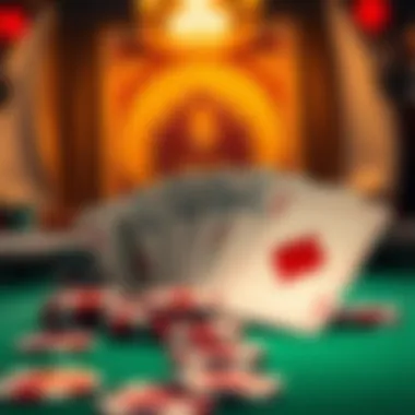 Illustration of Texas Poker Variants An engaging illustration of Texas poker variants with cards and chips