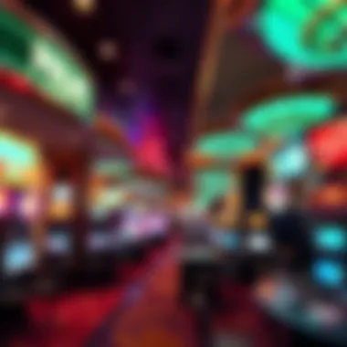 Inside The Palms Casino: Gaming Floor and Ambience The interior of The Palms Casino, highlighting the gaming floor and decor