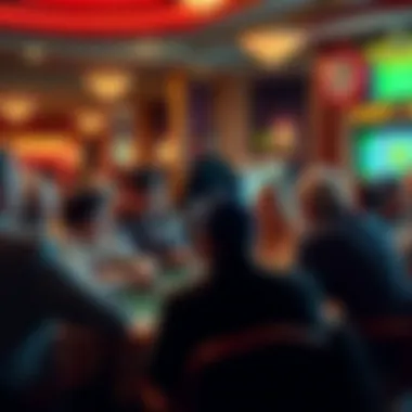 Community Discussion on Gambling Community gathering discussing gambling legislation