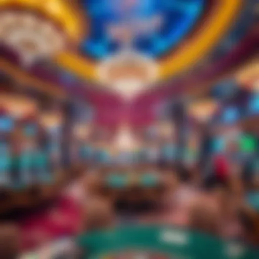 Luxurious Casino Interior Luxurious interior of a modern casino