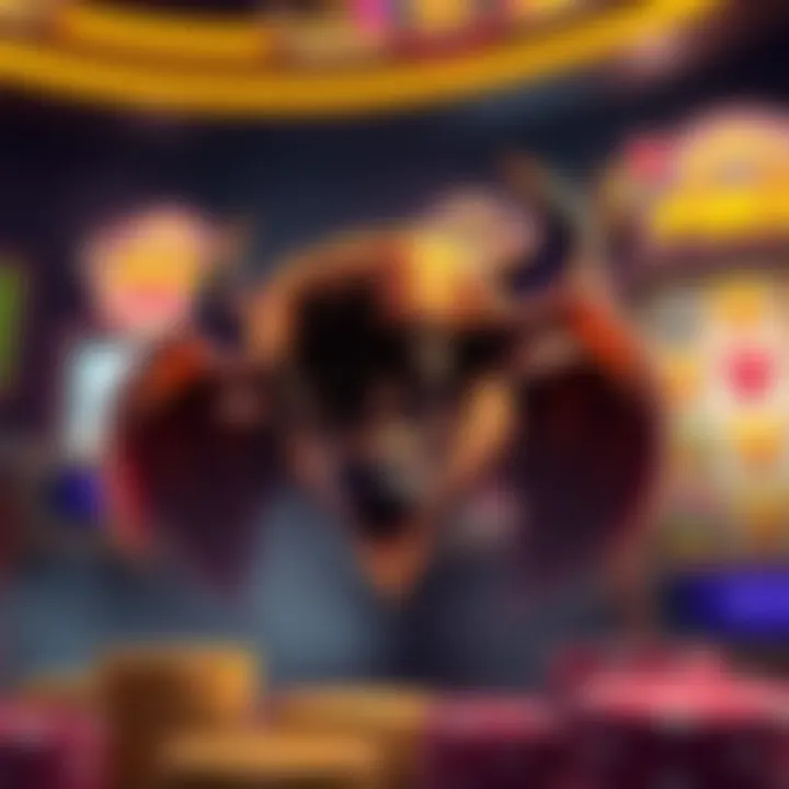 Thematic Elements of Thundering Buffalo Slots An illustration highlighting the thematic elements of the Thundering Buffalo Slots environment.