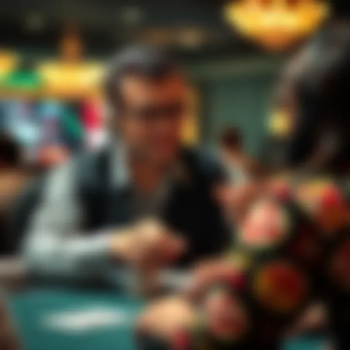 Customer support representative assisting a player