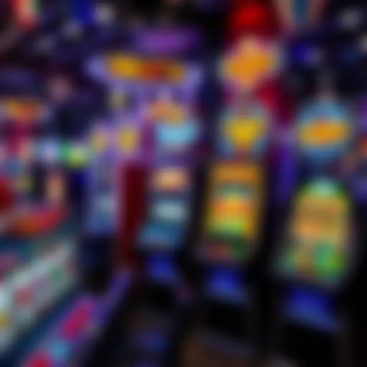 A variety of online slots with vibrant graphics